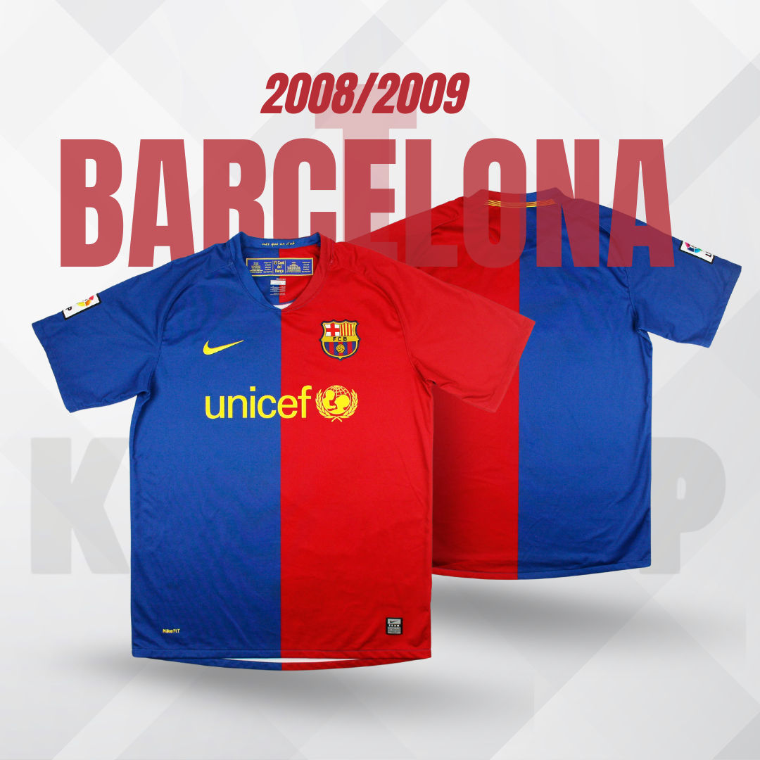 Barcelona Retro 08/09 Home Kit